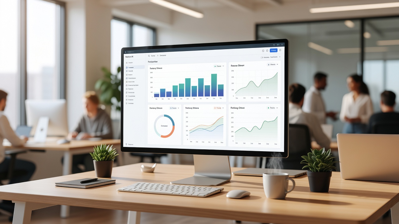 Notion AI interactive dashboard view