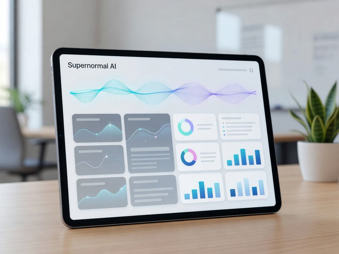 Supernormal AI summary notes interface for meetings